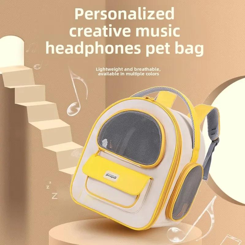 Cat Bag Pet Bag Going Out Backpack Portable Breathable Portable Cat Schoolbag Small Dog Pet Supplies