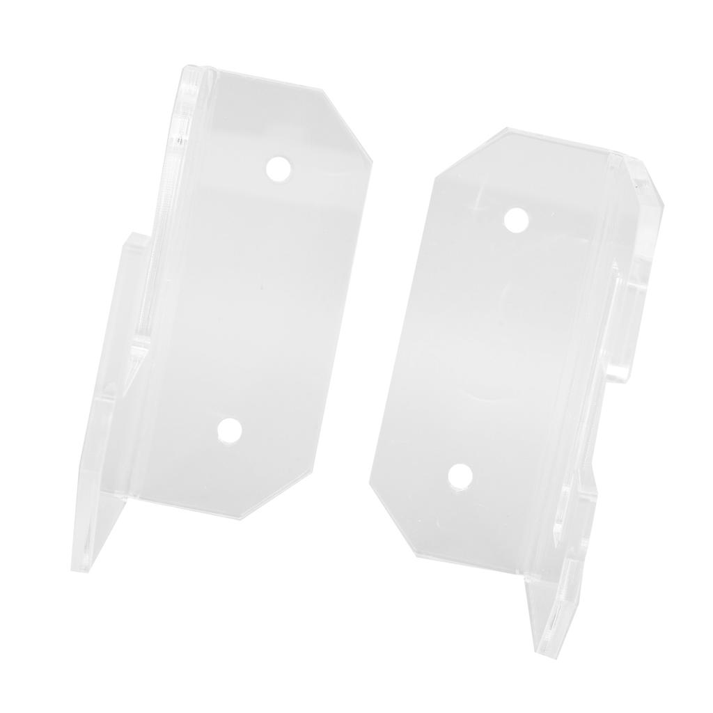 Samurai Sword Holder Horizontal Wall Mount Acrylic Sword Rack Flat Blade Display Stand with Screws