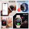 2026New AI Healthy Diagnose Analysis Smart Watch ECG+PPG Blood pressure lipids Uric Acid BT Call Smart Watch Tracker Men Women's