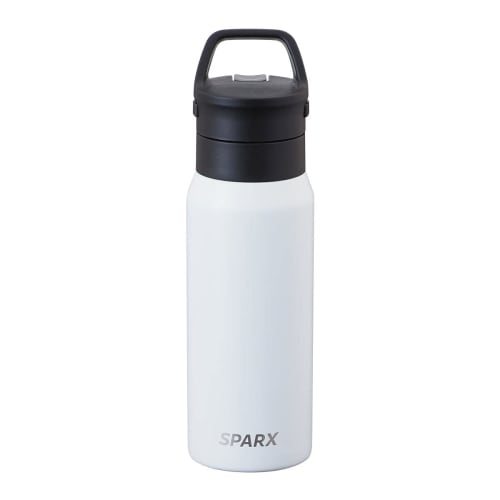 Atlas Sparks ASO-530WH Carbonated Water Bottle, 530ml, for Carbonated Drinks, Keeps Drinks Cold, Vacuum Insulated, Stainless Steel, for Beer, Highball