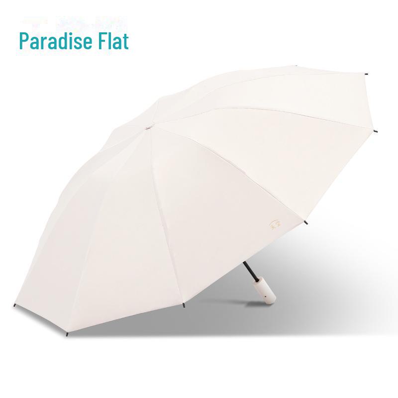 Paradise Czarny Klej Ochrona UV Parasol Dwufunkcyjny: Kompaktowy, Składany i Idealny na Słoneczne lub Deszczowe Dni