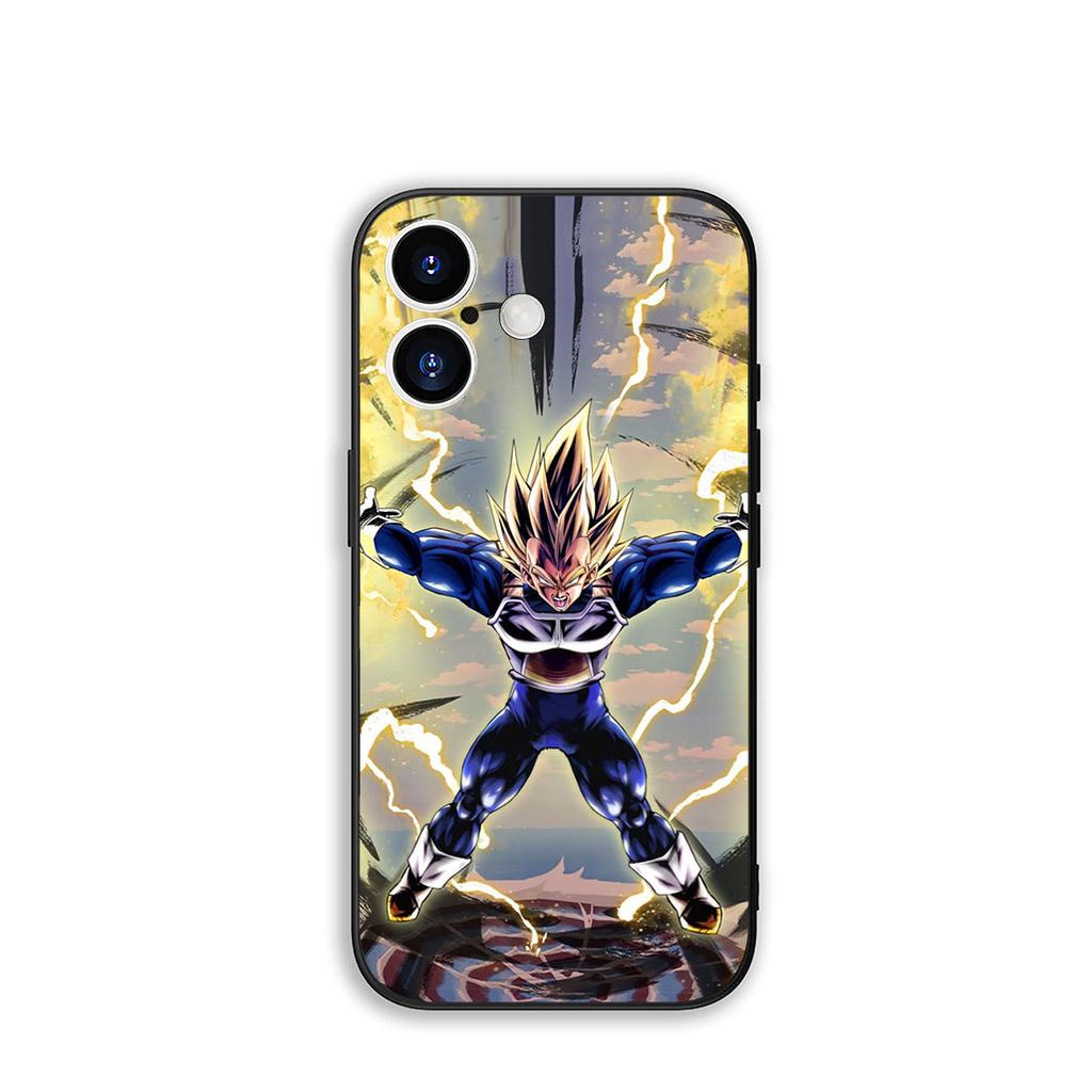 Phone Cover Cartoon Dragon Gokus Ball Vegeta for Apple iPhone 16 15 14 Plus 13 12 Mini 17 Pro Max + ProMax 16E Air 15+ Case