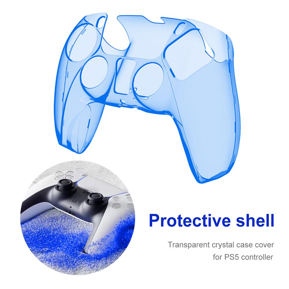 Controller Holder Transparent Crystal Body Protector Slim Controller Shell Skin Gaming Accessories for Sony Switch Console