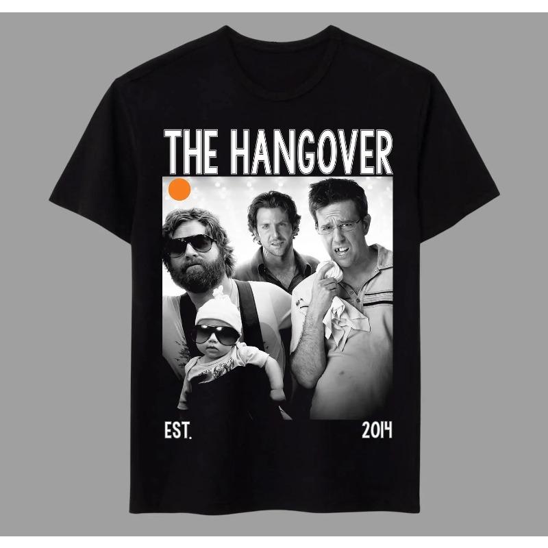 The Hangover Tv Movie American Movie Tshirt Summer Unisex Loose And Breathable Cotton Tshirt Top S