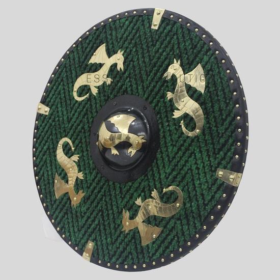 Wikinger-Schild, kampfbereit, Wikinger-Schild, perfekter dekorativer Cosplay-Schild