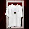 Used Kenya T-Shirt Damen Unisex Sommer Baumwolle Grafik-T-Shirts Erwachsene Streetwear Tops T-Shirt Rundhals Bequem