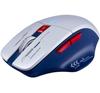 Mysz Bezprzewodowa Defender TISA GM-126 Optyczna 1600dpi 2.4 GHz + Bluetooth Biało-niebieska RGB AKUMULATOR 6 Przycisków Gaming