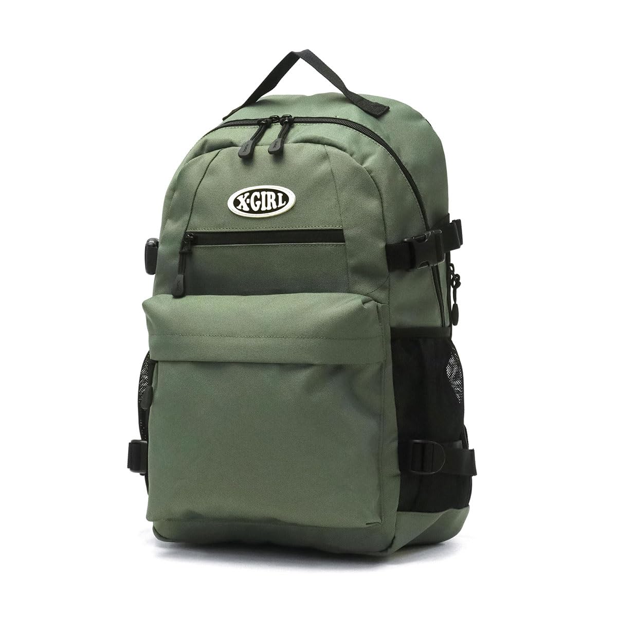 

Bag OVAL LOGO BACKPACK Gray [X Girl] Women s