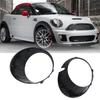 2 Stück Chrom/Schwarz Front-Nebelscheinwerferabdeckung Nebelscheinwerfer-Zierring Für Mini Cooper R56 R55 R57 51117248791 51117248792 Autozubehör