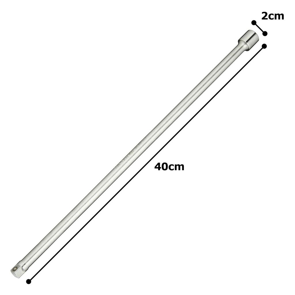 TONE Extension Bar EX30-400, 9.5mm (3/8") Drive, 400mm Total Length