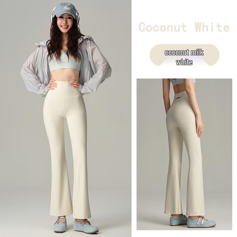 

Women s High Waist Flared Yoga Pants - Slimming, Elastic, Hip Lifting, Versatile for Spring/Autumn XL (120-140 jin)