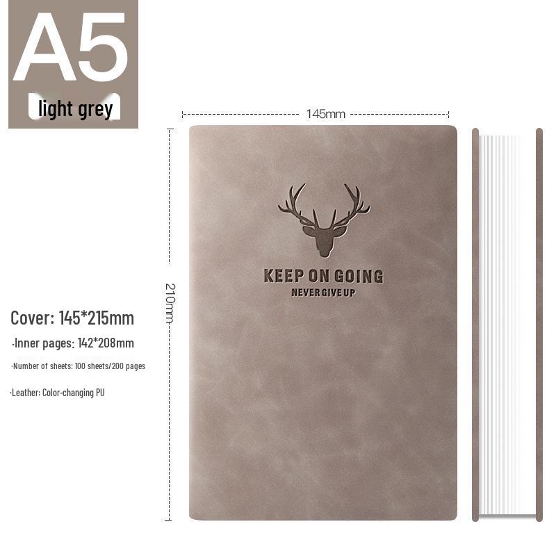 Thick B5 Business & College Meeting Notebook with Lock-Stitched Binding