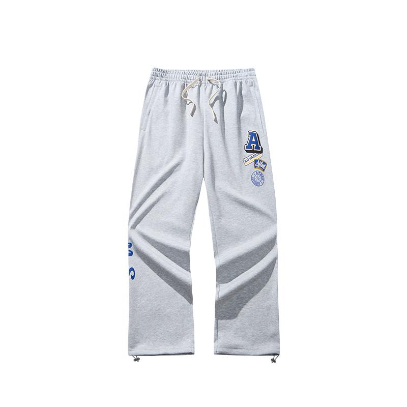 

Anta Basketball Series Printed Comfortable Loose Casual Simple Knitted Sports Pants Men bottoms Gray 952511307-1 2XL