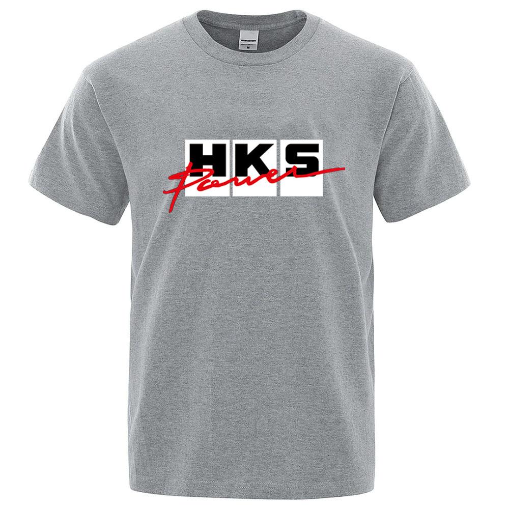 2026 Sommer Neu HKS Power und Sport Druck Unisex Neu Beliebt Normales kurzärmeliges Shirt Radfahren Laufen Sport T-Shirt