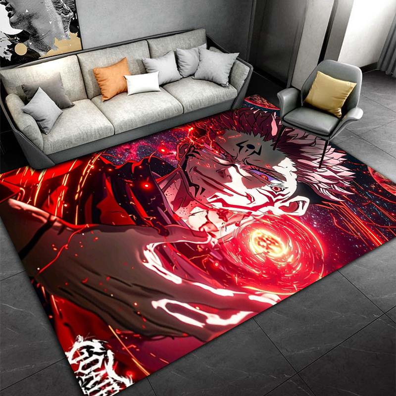 Cosmic Aesthetic Rug Featuring Charismatic Character Suitable for use as an anti-slip game mat for living room and bedroom sofas