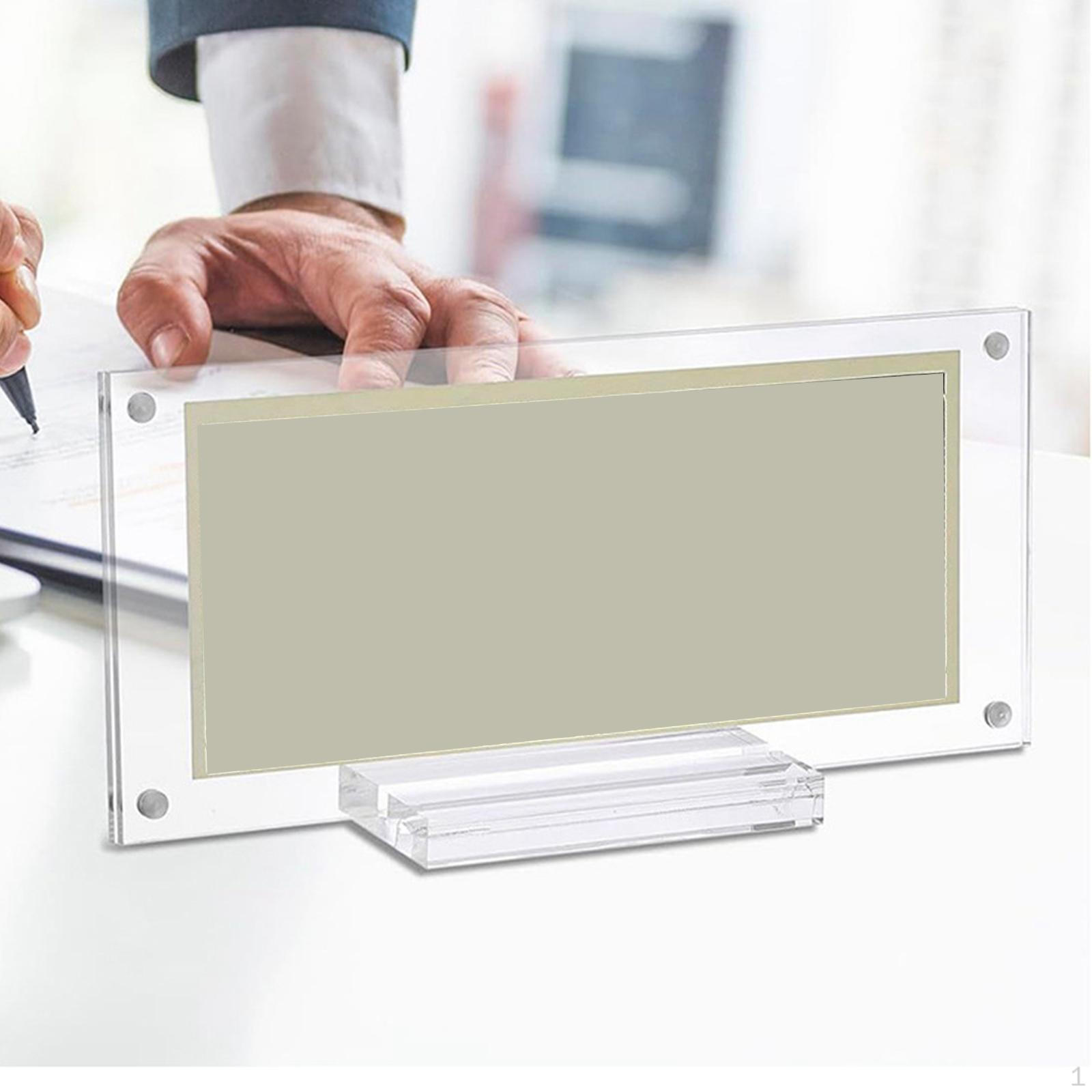 Акриловая рамка для демонстрации долларовых купюр Держатель для валюты Портативная Универсальная Практичная Долговечность