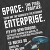 Star Trek Unisex Adult Intro T-Shirt