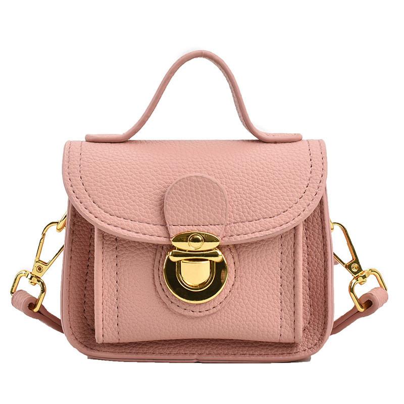 

Trendy Pu Shoulder Bag For Kids Stylish Lightweight Casual Accessory For Girls And Boys