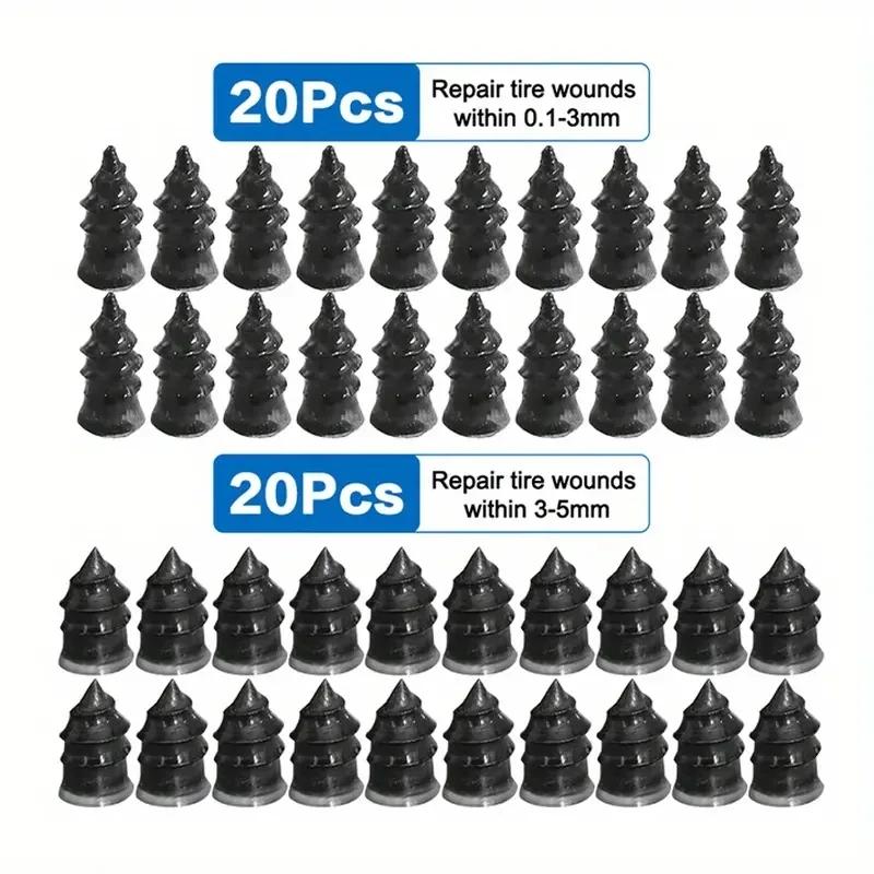 Universal vacuum tire repair nail kit, new rubber repair tool for universal inner tubes of automobiles and motorcycles parts