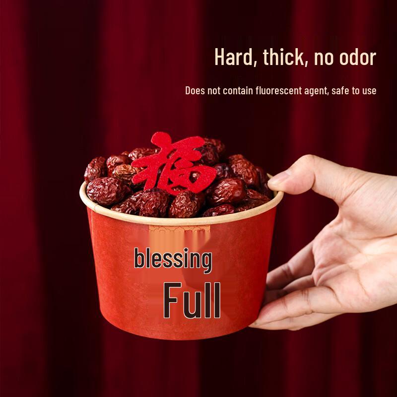 Youao Festive Disposable Paper Bowls