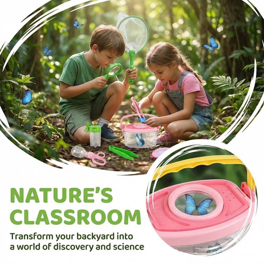 Clip Toy Outdoor Adventure Set Tweezers Insect Cage Collector  Natural Exploration