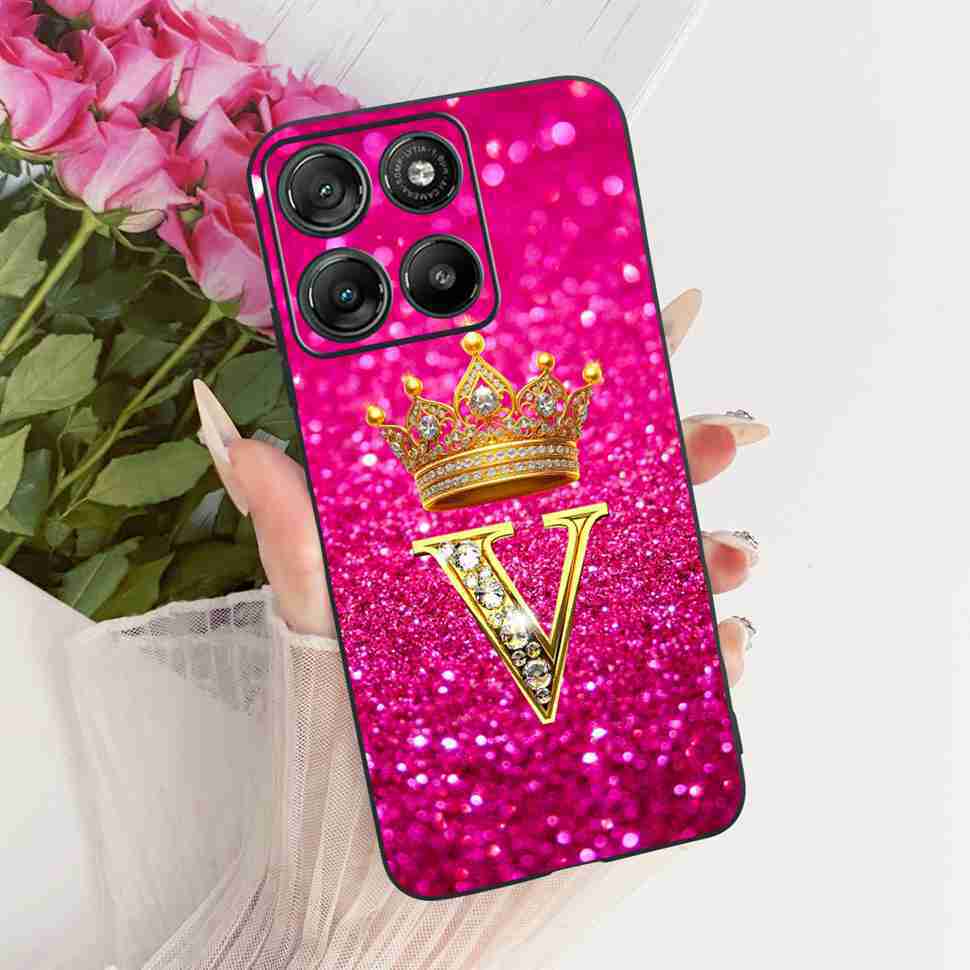 For Motorola Moto G67 Power Case Couple 26 Letters Cover Soft Silicone Phone Cases For Moto G 67 G67 Power Bumper