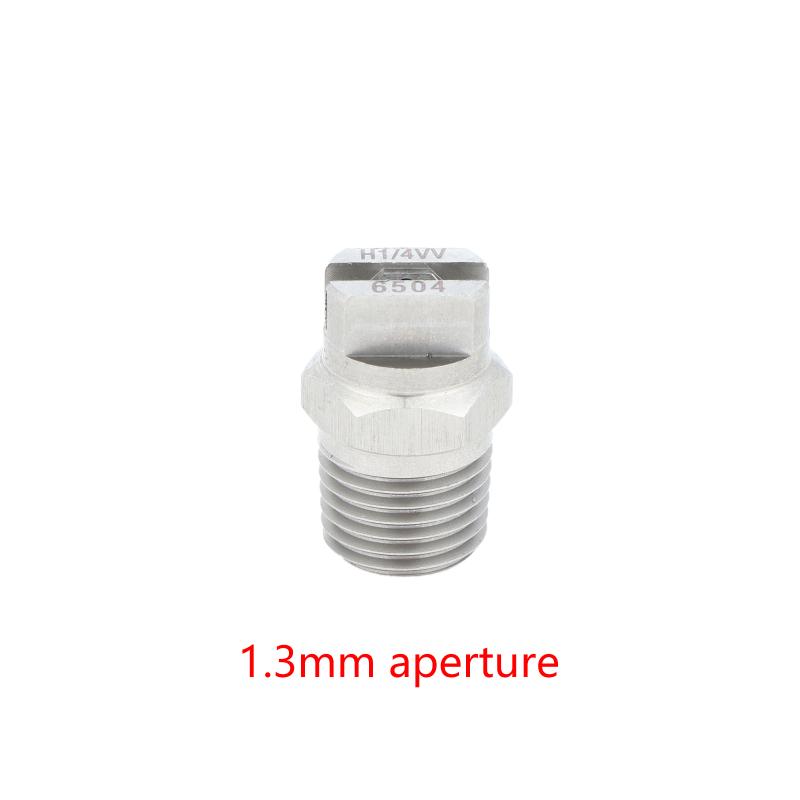 Easy to Install 1/8" 1/4" HVV/HU 304 Stainless Steel Flat Fan Spray Nozzle for Industrial Cleaning Projects