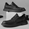 Luxury Men's Genuine Leather Shoes Fashion Men's Casual Shoes Outdoor Oxford Shoe Thick Soled Non Slip Men's Driving Shoes