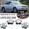 4pcs For Lexus LX470 2003-2008 For Land Cruiser Thailand Version FJ100 Car Wheel Center Hub Cap Cover Auto Hub Decorative