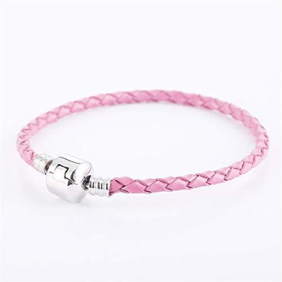 and Leather Red and Lucky Round Protection from Good Fashion Accessory Women's Men's Bracelet, Silver, Beads, Bracelet, Evil, Luck, Amulet, Unisex,