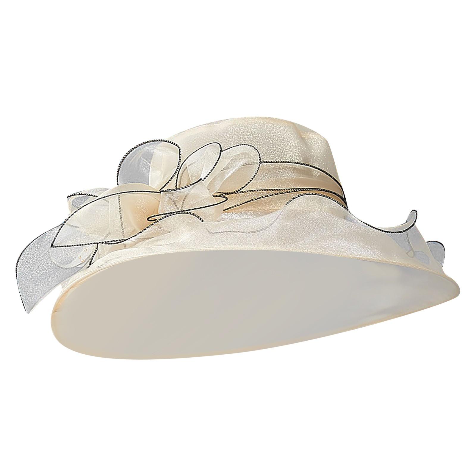 

Женская мода из органзы, церковный чародей, свадебное чаепитие, свадебная шляпа One Size