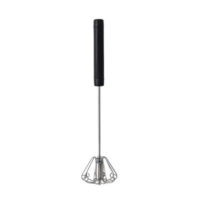 Semi Automatic Rotary Eggs Beater Whisks Manual Cream Mixer For Kitchen Use Steel Construction And Ergonomic PP Handle