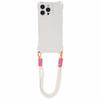 For iPhone 16 Pro Case Reinforced Corner Shockproof TPU Phone Cover with Wrist Strap