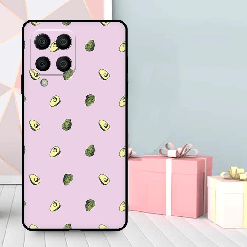 Avocado Pattern Case For Samsung Galaxy M06 M11 M31 M14 M34 M54 M12 M32 M52 M15 M13 M16 M36 M56 M53 M35 M55