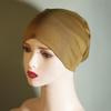 Pilling-Free, Non-Fading Multi-Color Tube Hat - Solid Pure Mercerized Cotton, Cotton Headscarf, Women's Elastic, Breathable.