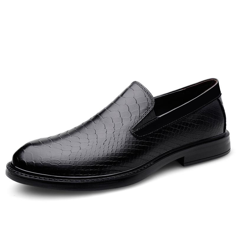 Fashion Luxury Brand Mens Casual Flats Business Dress Loafers Genuine Leather Men Driving Shoes Mocasines New Male Slip-On Walking Shoes