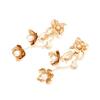 New Metal Leaf Flower Tassel Earrings Women's Vintage Exaggerated Dangle Earrings Banquet Jewelry AccessoriesZAA
