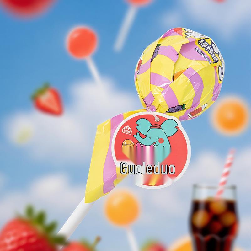 Hao Lai Wu Fruit-Flavored Lollipop Snack Toy for Kids