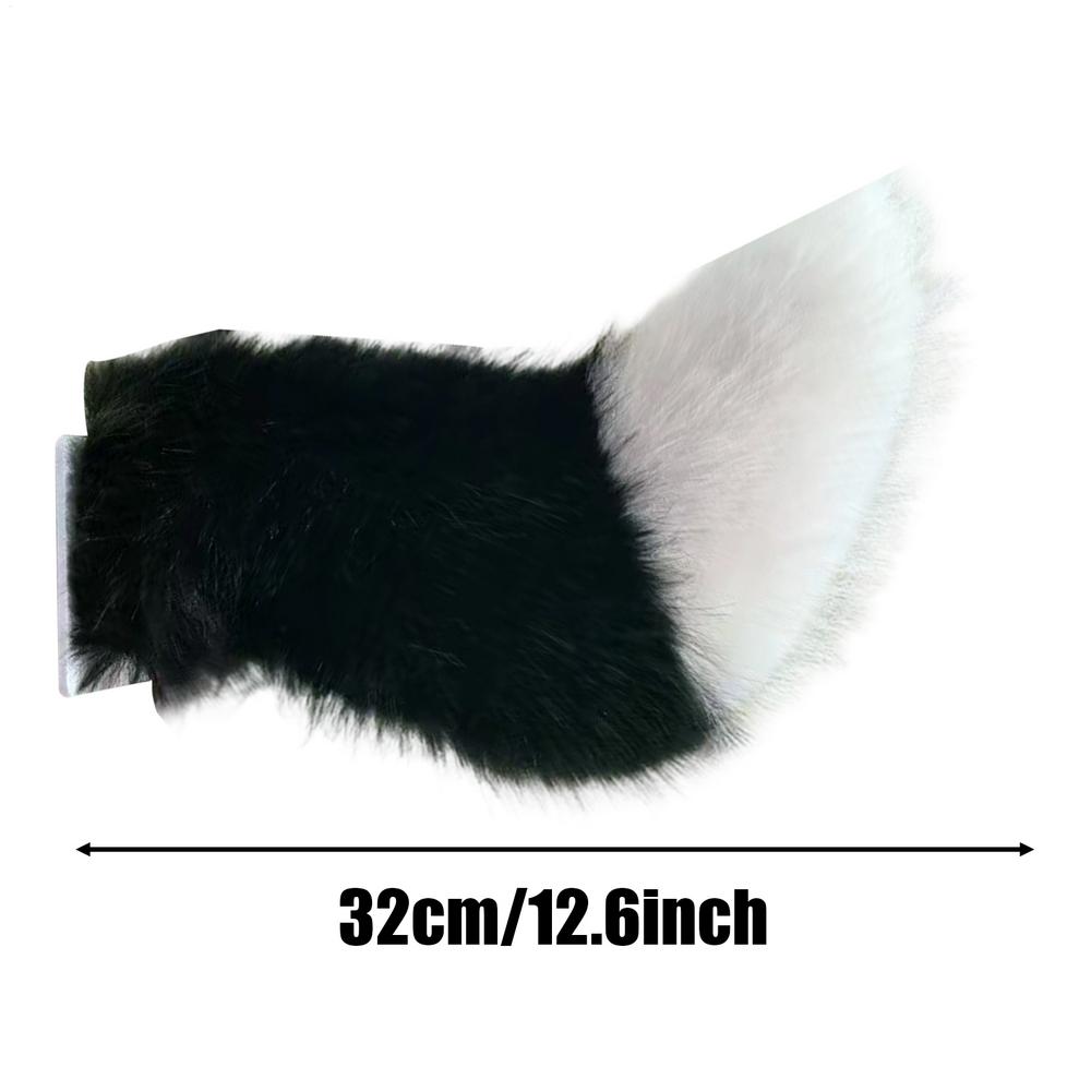 Пушистые хвосты для пульта дистанционного управления, двигающиеся, виляющие хвостом, плюшевое украшение, регулируемый маятник, хвост для самоката, аксессуары для украшения мотоцикла