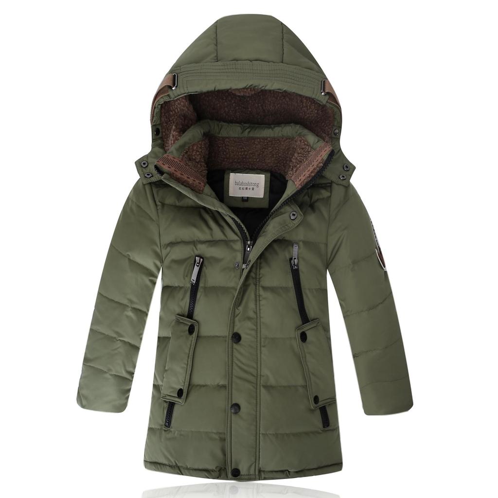 Jongens Warme Kinder Winter Eendendons Jas Kinderen Kinderjas Verdikken Bovenkleding Parka