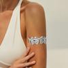 Simple splicing bow open arm bracelet for women, fresh temperament and versatile adjustment bracelet hand