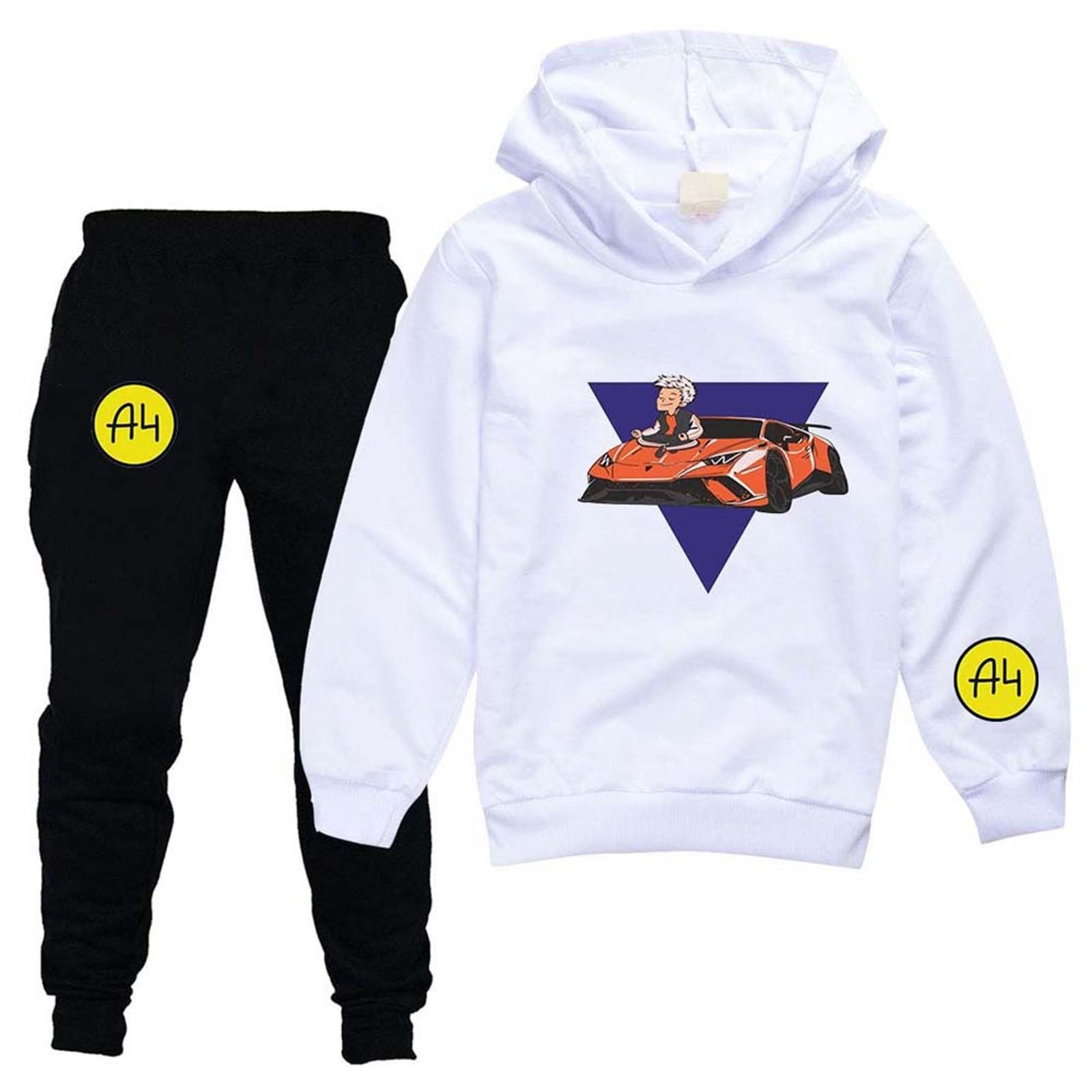 

Мальчики Девочки Детский Модный Комплект Из Двух Частей С Длинным Рукавом Свитшот С Капюшоном Брюки Комплект Костюм Для Отдыха 130