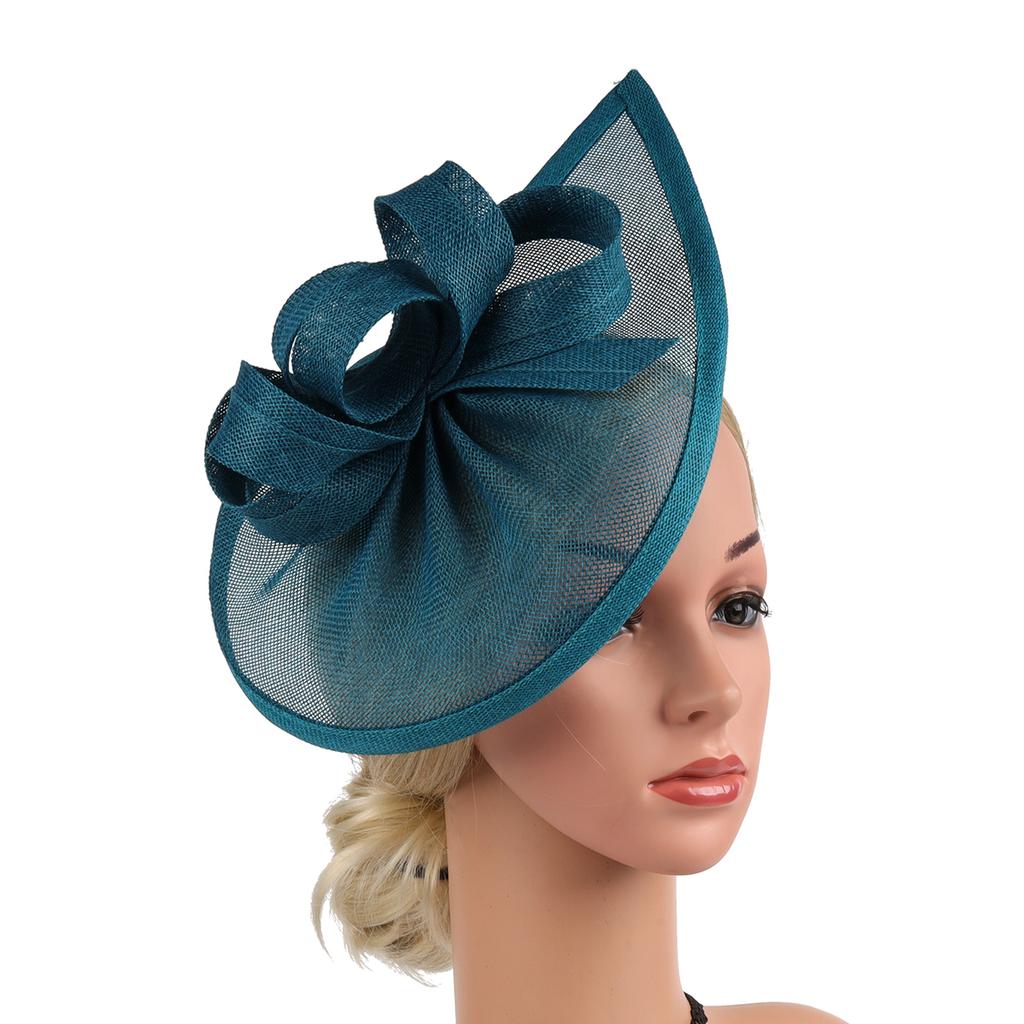 Elegant Kentucky Derby Mesh Hat In Natural Party Hairpieces Fashion Headwear Accessory for Picnics and Beach Outings