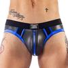 Mr B Neoprene Jockstrap Jock Brief Black-Blue - Mr B - Mister B - Bottomless
