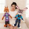 38cm Zootopia Character Rabbit Judy Hopps Fox Nick Wilde Cartoon Soft Cute Plush Toy Doll Birthday Gift Christmas 2 Cuddly Stuffed Fluffy Huggable