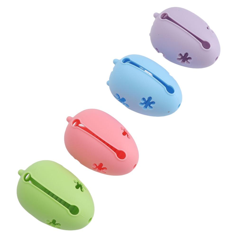 4pcs Double Sided Hollow Out Beauty Sponge Holder Vented Makeup Sponge Organizer For Quick Drying