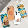 Capybara Spa Case For Xiaomi Redmi Note 12 11 10 9 13 Pro Plus 9S 10S 11S 12S Redmi 13C 9C 10C 12C Cover