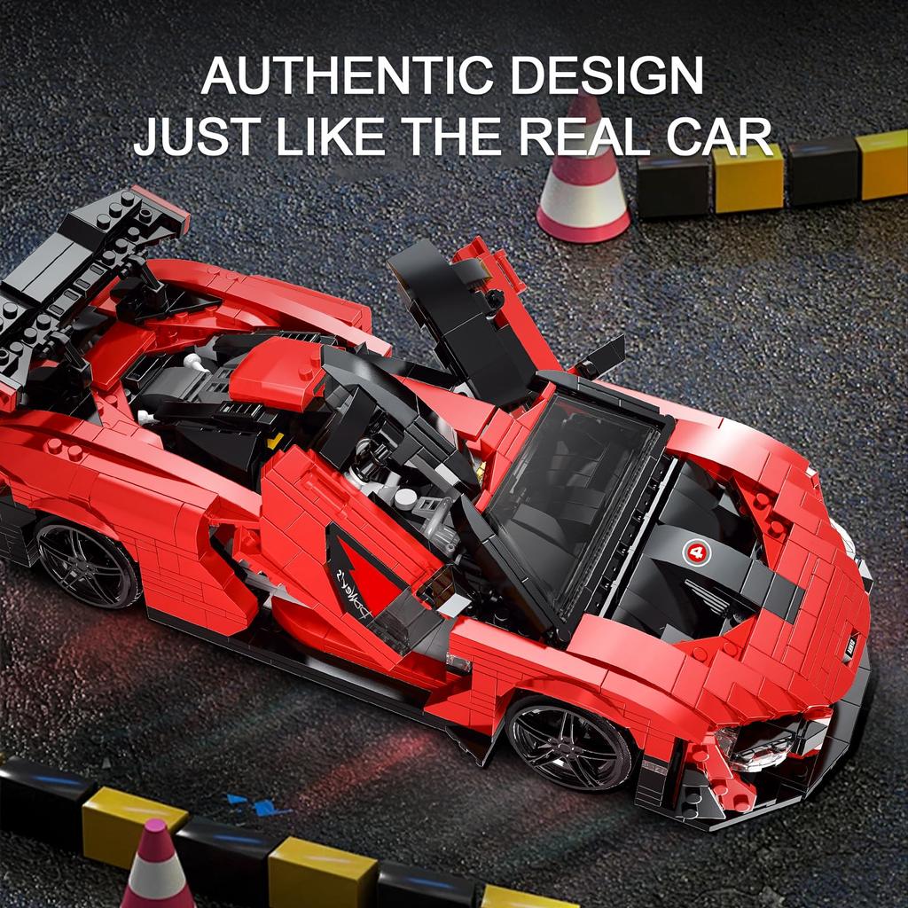 Mould King 10007 MOC K500 Retro Sports Car Building Blocks Variety Idea Building Toy Puzzle Building Blocks Model Sports Car Building Blocks As Items