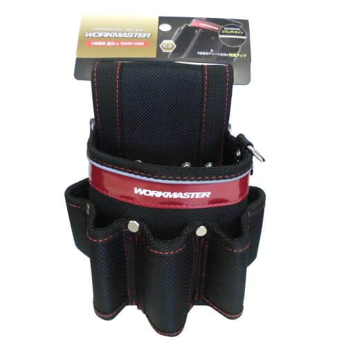 WORKMASTER Arcland Sakamoto Small Waist Pouch with Drawer, 1 Drawer (Red) WMK-02R