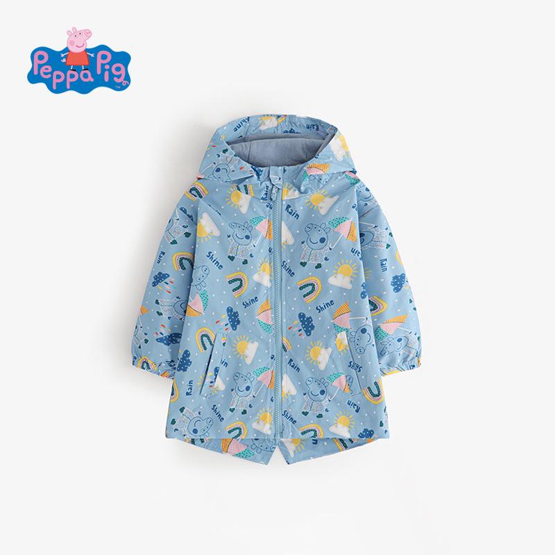 

Дитяча вітрівка з капюшоном Пеппа Піг для дівчаток (Весна/Осінь 2026) 120 cm